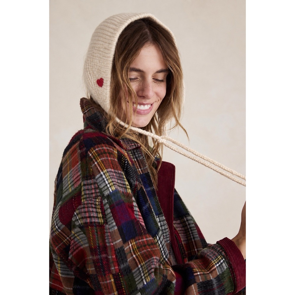 Free People Knit Bonnet Ear Warmer New Boho Cottagecore